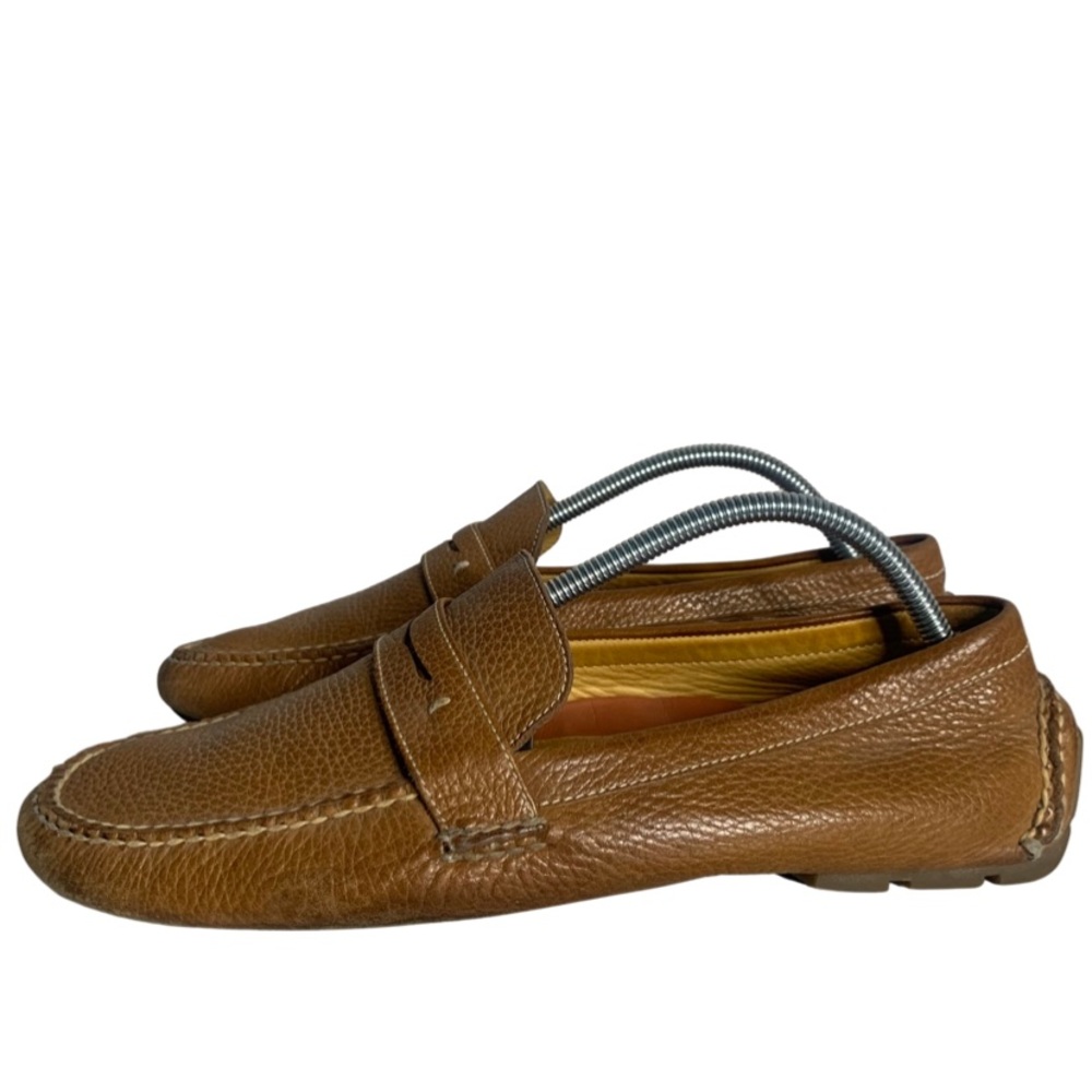 Peter Millar Havana Venetian Men’s Tan Slip On Driving Loafers Shoes Size 9.5W